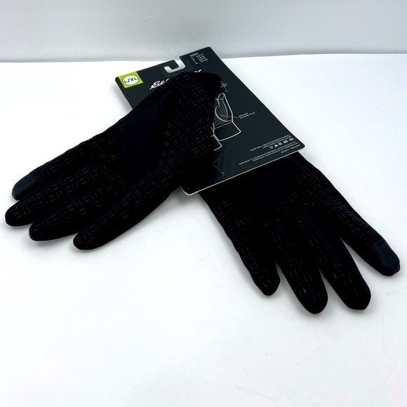 EDDIE BAUER, BLACK ALPINE GLOVES, FLEECE LINERS, L/XL,4 WAY STRETCH, BREATHABLE - Picture 3 of 16